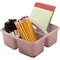Teacher Created Resources Plastic Storage Caddy, Light Mauve, 6PK 20957 - alternate 3